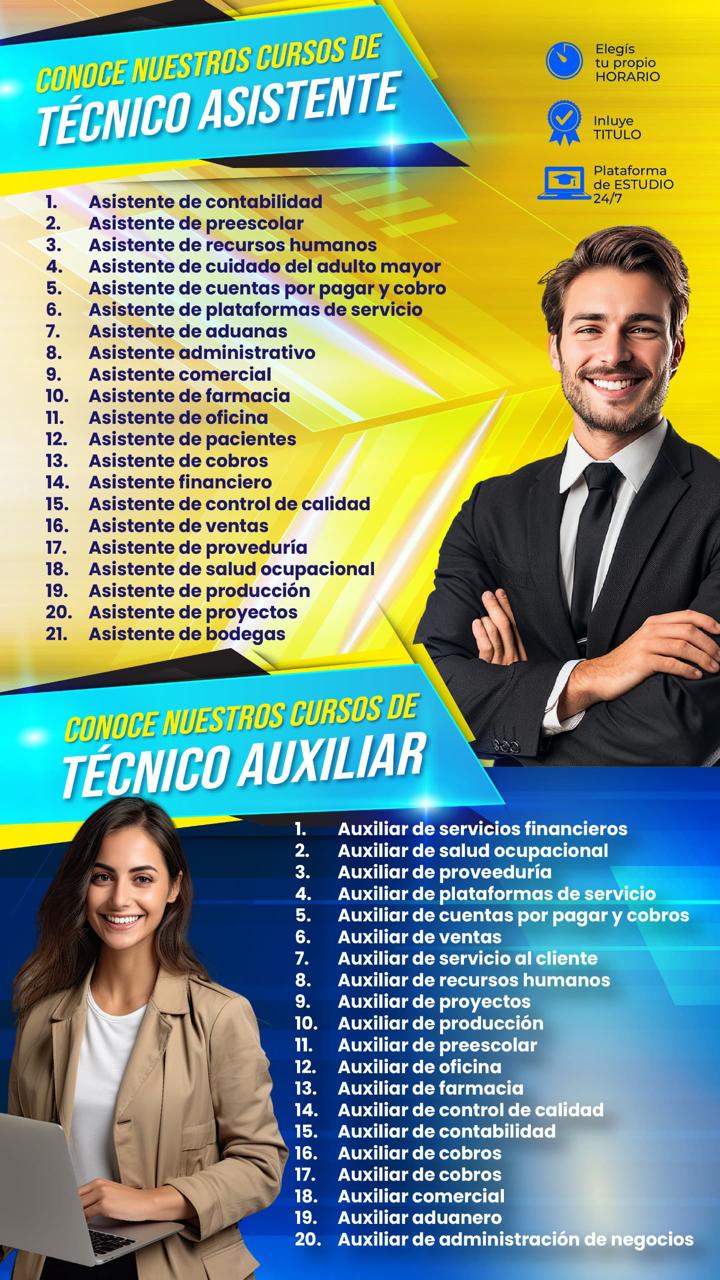 Acceso a todos nuestros técnicos, cursos y talleres en modalidad online