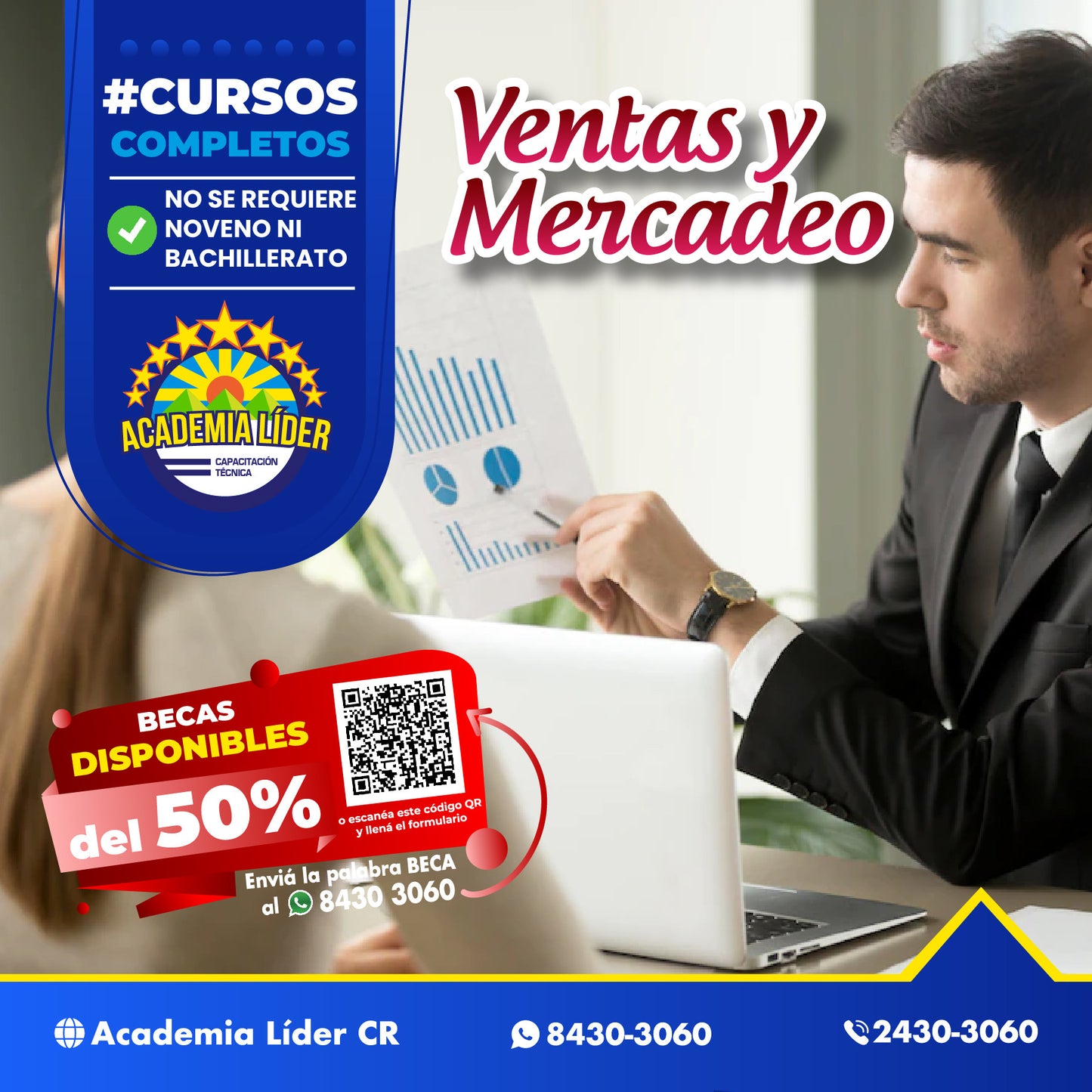 Especialista en ventas y mercadeo